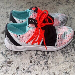 Under Armour Womens Breathe Training Shoes White 3019973-100 Lace Up Low Top 8